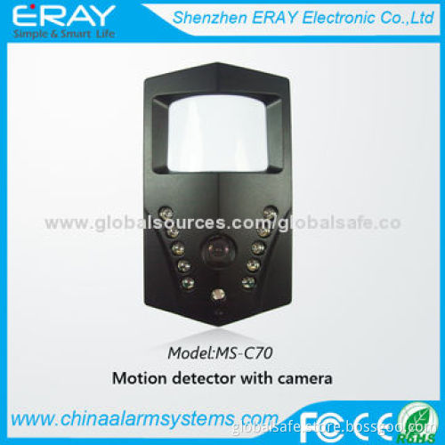 Wireless infrared motion video sensor alarm with mini USB/TV lensNew